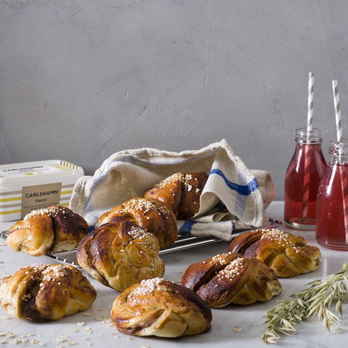 Kanelbullar med havremjölk och havremargarin